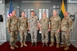Air Force Gen. Steve Nordhaus, chief, National Guard Bureau, meets with Gen. Raimundas Vaikšnoras, chief of defense of the Republic of Lithuania, Vilnius, Lithuania, June 4, 2026. Nordhaus, accompanied by Senior Enlisted Advisor to the Chief of the National Guard Bureau John Raines and Army Maj. Gen. Michael E. Wegscheider, deputy adjutant general - Army, Pennsylvania National Guard, visited Lithuania to underscore the 33-year Pennsylvania-Lithuania security cooperation relationship under the Department of War National Guard Bureau State Partnership Program. Photo by Master Sgt. Zach Sheely.