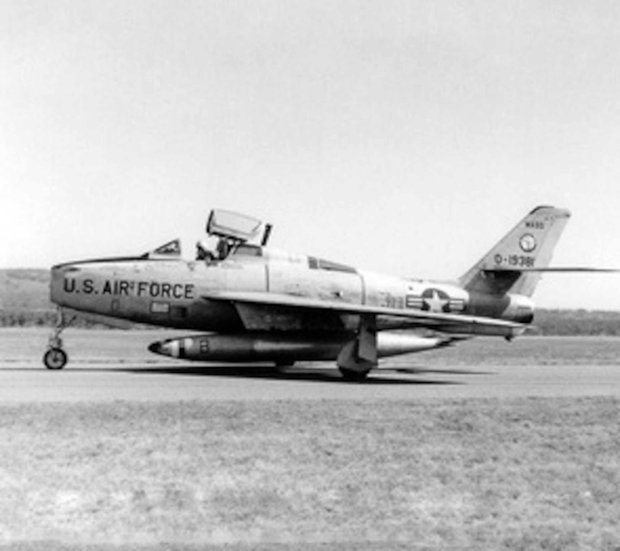 The F-84F Thunderstreak was assigned to the 104th Fighter Wing from 1964-1971