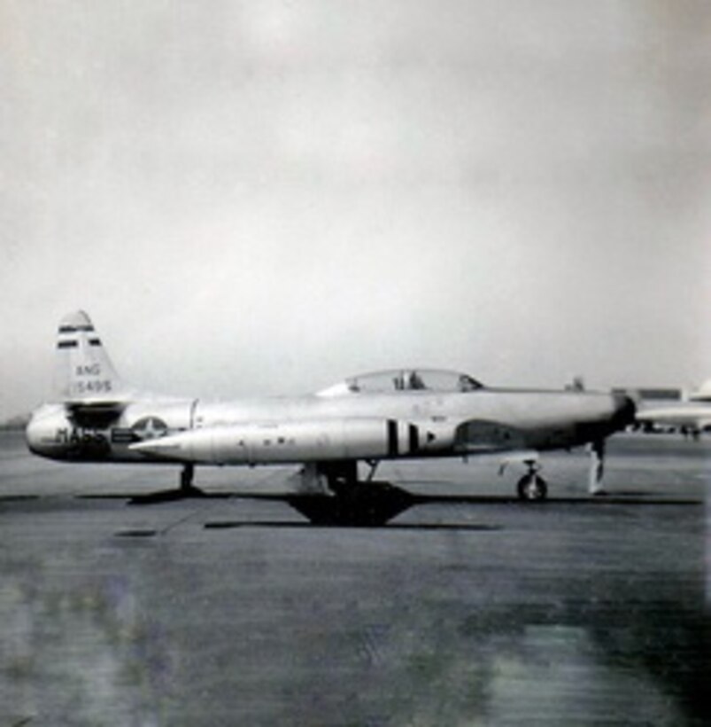 The F-94A Starfire was flown at the 104th Fighter Wing from 1954-1957