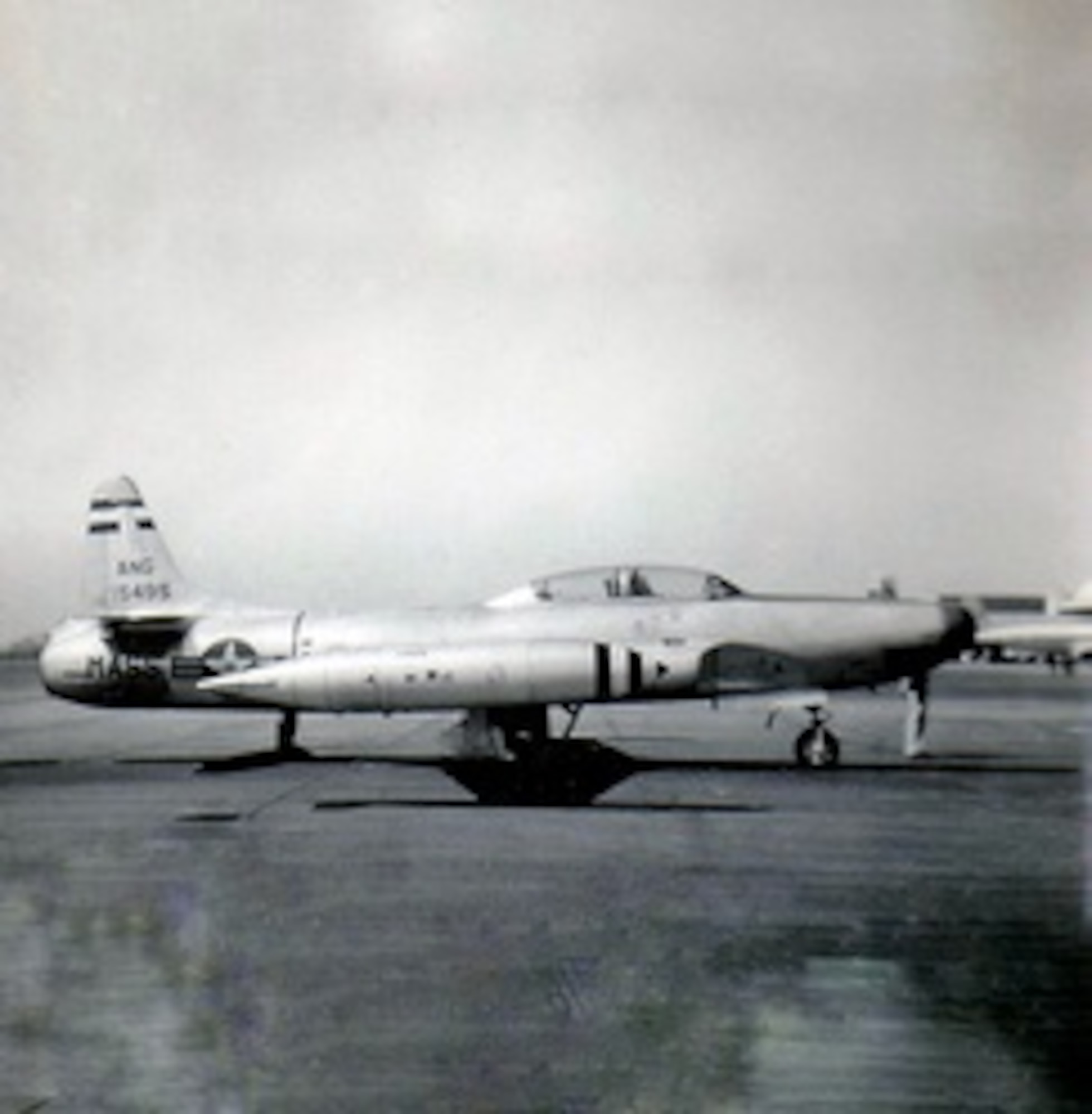 The F-94A Starfire was flown at the 104th Fighter Wing from 1954-1957
