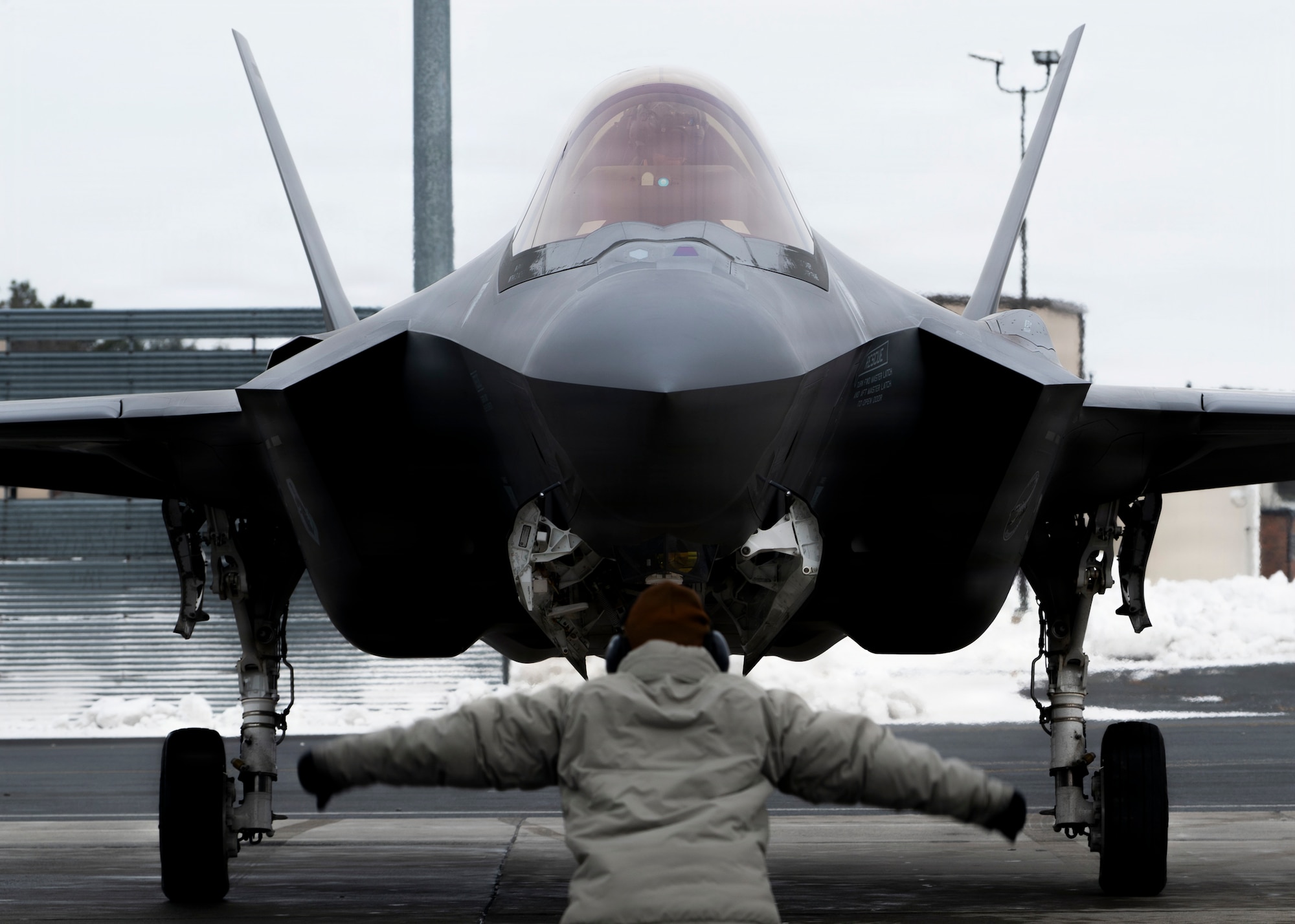 The F-35A Lightning II arrived at the 104th Fighter Wing in June 2026 and is the units current aircraft