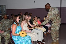Capt. Derek Grant assumed command of Greenville Company during a traditional military assumption of command ceremony June 2.