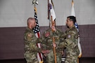 Capt. Derek Grant assumed command of Greenville Company during a traditional military assumption of command ceremony June 2
