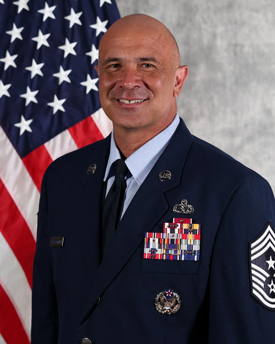 CMSgt Jalil J  Samavarchian is the Command Chief for the 82d Training Wing.