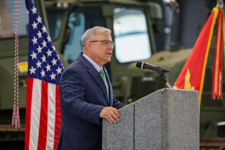 Marine Corps Logistics Command welcomed James L. “Jim” Rubino to the Senior Executive Service during an appointment ceremony June 12 at Marine Corps Logistics Base Albany, Georgia. Rubino will serve as the command’s new executive deputy.