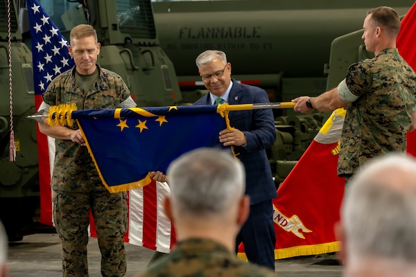 Marine Corps Logistics Command welcomed James L. “Jim” Rubino to the Senior Executive Service during an appointment ceremony June 12 at Marine Corps Logistics Base Albany, Georgia. Rubino will serve as the command’s new executive deputy.