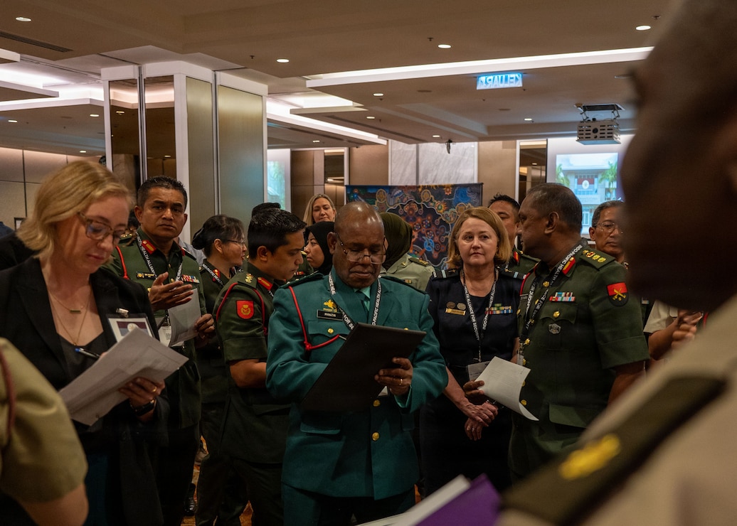 Participants take notes during an exercise scenario at the Indo-Pacific health security alliance summit in Kuala Lumpur, Malaysia, June 8, 2026.