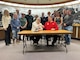Beth Weldon, mayor of Juneau, and Daryl Downing signed the Amended Cooperative Agreement to provide Advance Measures Assistance during the October 30 Special Assembly Committee of the Whole meeting at the Assembly Chambers in Juneau.