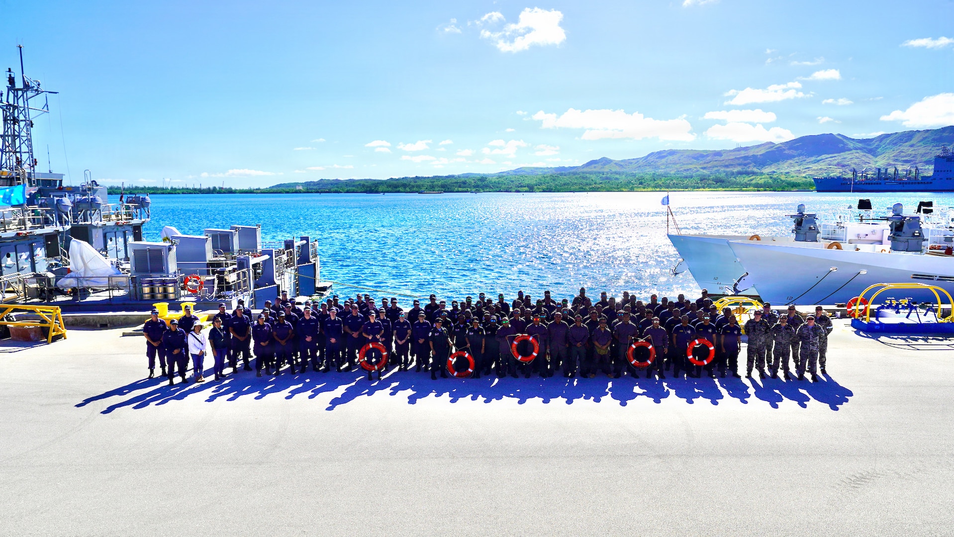 Partners from the Freely Associated States of Micronesia, the U.S. Coast Guard Forces Micronesia/Sector Guam, and Australian Maritime Security Advisers under the Pacific Maritime Security Program, concluded Operation Irensia 2026 on June 7, 2026, completing a 13-day multilateral maritime security exercise and law enforcement training program that brought together patrol boat crews from the Federated States of Micronesia, the Republic of Palau, and the Republic of the Marshall Islands in Apra Harbor, Guam.