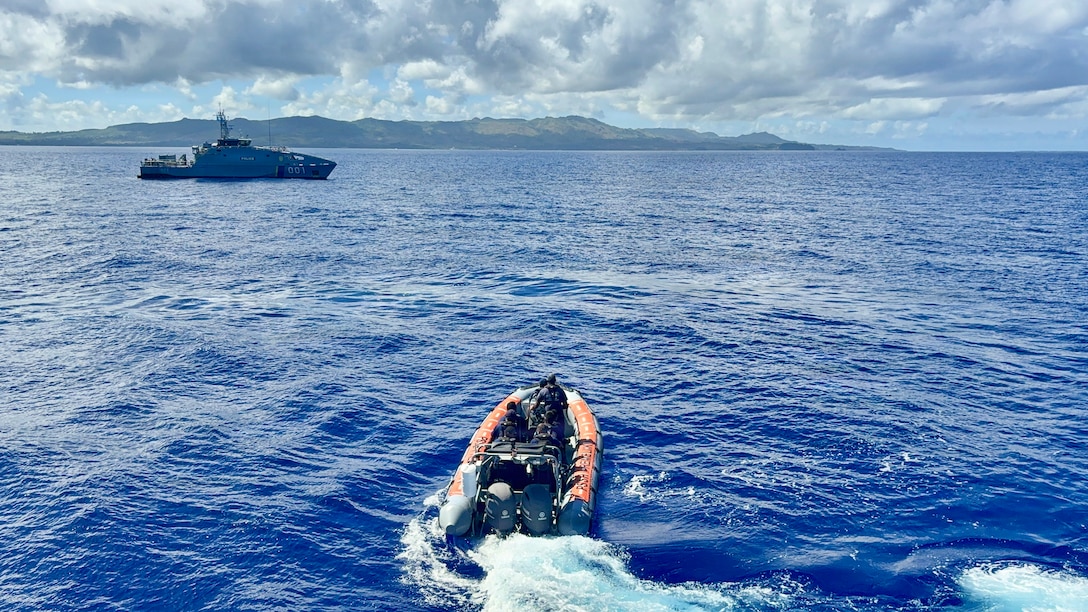 Partners from the Freely Associated States of Micronesia, the U.S. Coast Guard Forces Micronesia/Sector Guam, and Australian Maritime Security Advisers under the Pacific Maritime Security Program, concluded Operation Irensia 2026 on June 7, 2026, completing a 13-day multilateral maritime security exercise and law enforcement training program that brought together patrol boat crews from the Federated States of Micronesia, the Republic of Palau, and the Republic of the Marshall Islands in Apra Harbor, Guam.