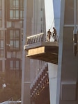 A man sat on the ledge of Arlington Memorial Bridge, his feet dangling over its edge when U.S. Army Sgt. Jordan Gillespie, a Crisis Intervention Training-certified personnel and Soldier with the Mississippi National Guard sat by him and began a conversation that ultimately helped bring him to safety on May 30, 2026.  Approximately 2,500 National Guard members support the DC Safe and Beautiful mission, providing critical assistance to the Metropolitan Police Department and community partners to enhance safety and quality of life throughout the District. (U.S. Army National Guard courtesy photo)