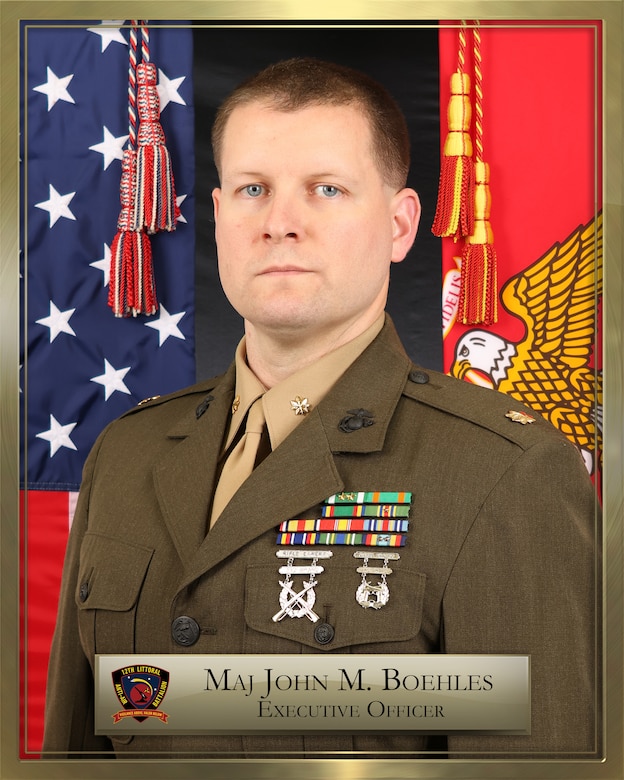 Maj. John M. Boehles BioPhoto