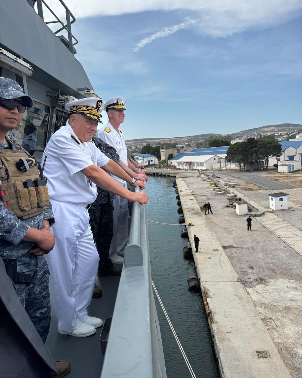 Adm. George M. Wikoff, commander of U.S. Naval Forces Africa (NAVAF), visited Tunisia June 8, underscoring the growing strength of the U.S.–Tunisia maritime security partnership in North Africa and the Mediterranean.