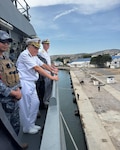 Adm. George M. Wikoff, commander of U.S. Naval Forces Africa (NAVAF), visited Tunisia June 8, underscoring the growing strength of the U.S.–Tunisia maritime security partnership in North Africa and the Mediterranean.