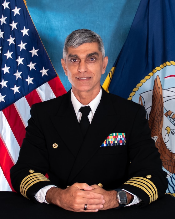 Official portrait for NMRTC GL Commanding Officer CAPT Afarin