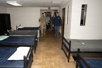 SAF/IE Borders tours JBSA-Lackland MWD and BMT facilities