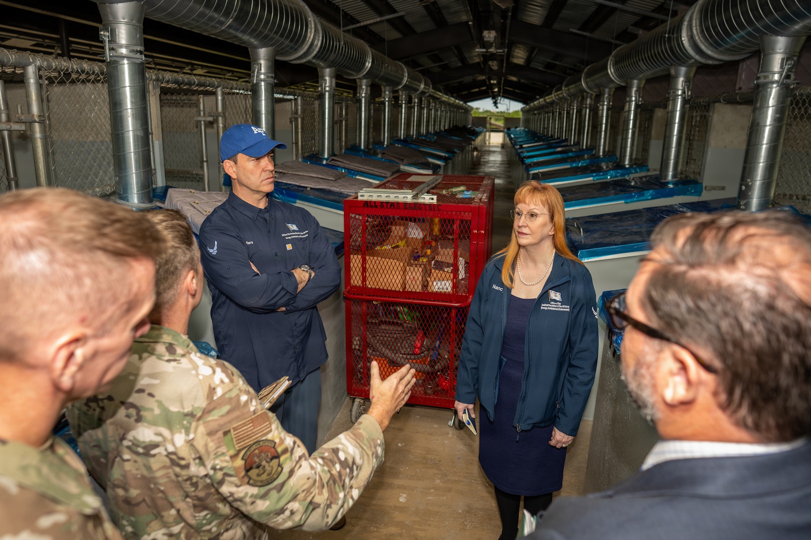 SAF/IE Borders tours JBSA-Lackland MWD and BMT facilities