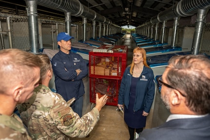 SAF/IE Borders tours JBSA-Lackland MWD and BMT facilities