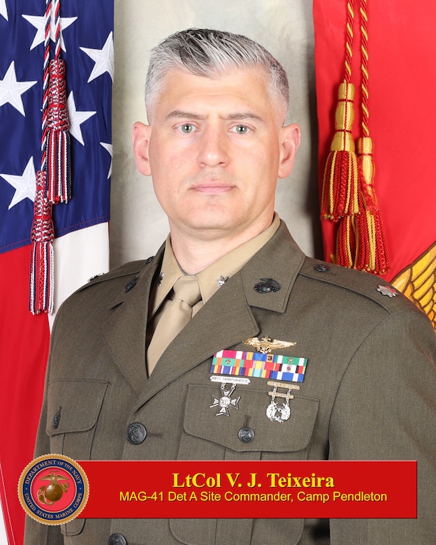 Lieutenant Colonel Vincent J. Teixeira, Site Commander,
Marine Light Attack Helicopter Squadron 775
