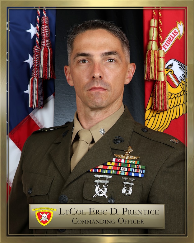 Lt. Col. Eric D Prentice Bio Photo