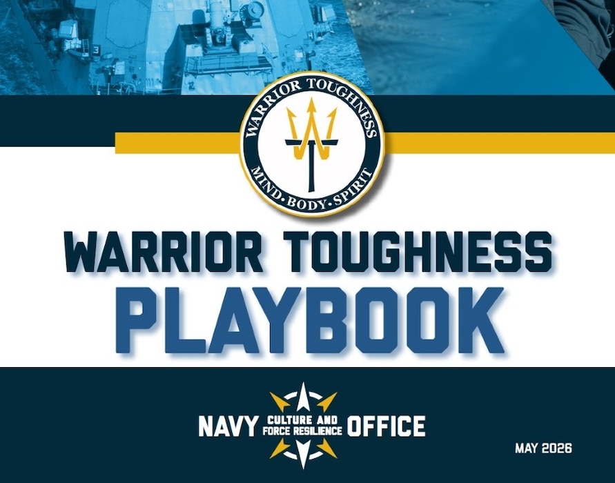 Graphic depicting cover of Warrior Toughness Playbook.