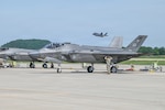 A U.S. Air Force tactical aircraft maintenance specialist assigned to the 33rd Fighter Wing, Florida Air National Guard, marshals an F-35A Lightning II aircraft for launch during Sentry North 2026 at Volk Field Combat Readiness Training Center, Camp Douglas, Wisconsin, June 4, 2026. Sentry North 2026 is a joint total force exercise led by the National Guard Bureau Readiness Training Program and hosted by Volk Field Combat Readiness Training Center and Alpena Combat Readiness Training Center. Photo by Master Sgt. Mary Greenwood.