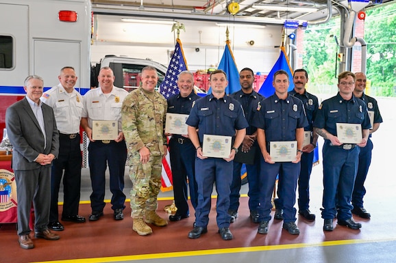 Responding without hesitation | DLA first responders save employee’s life