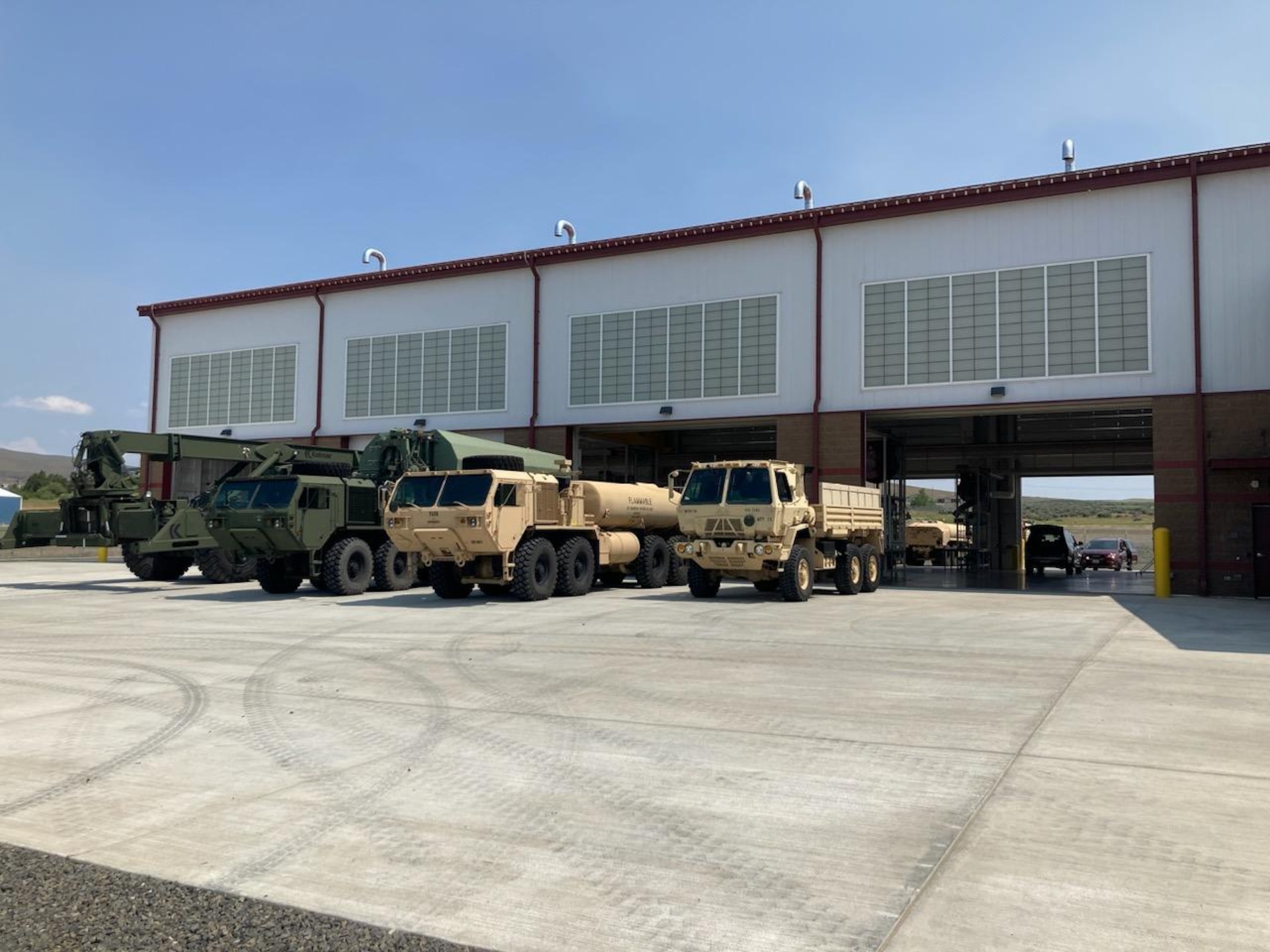The U.S. Army Reserve’s $22 million, 29,000 square foot, state-of-the-art Tactical Equipment Maintenance Facility (TEMF) completed in 2023 at Yakima Training Center, WA. The TEMF was one of three decade-long construction projects between the Army Reserve Installation Management Directorate, the 88th Readiness Division, and U.S. Army Corps of Engineers.