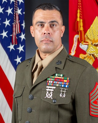 Portrait of Sergeant Major Benjamin G. Laca