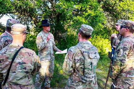 Soldiers of the 1st Squadron, 124th Cavalry Regiment, Texas Army National Guard, take part in the squadron's Spur Ride at Fort Hood, Texas, June 8-11, 2026.