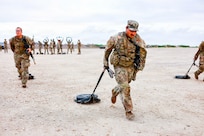 Soldiers of the 1st Squadron, 124th Cavalry Regiment, Texas Army National Guard, take part in the squadron's Spur Ride at Fort Hood, Texas, June 8-11, 2026.