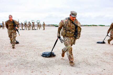 Soldiers of the 1st Squadron, 124th Cavalry Regiment, Texas Army National Guard, take part in the squadron's Spur Ride at Fort Hood, Texas, June 8-11, 2026.