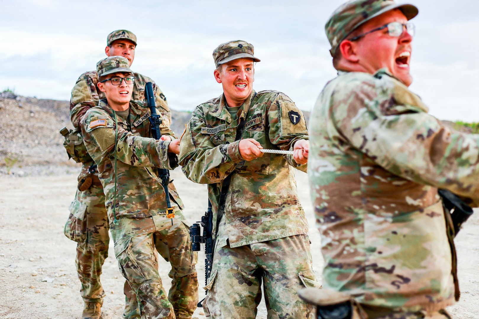 Soldiers of the 1st Squadron, 124th Cavalry Regiment, Texas Army National Guard, take part in the squadron's Spur Ride at Fort Hood, Texas, June 8-11, 2026.