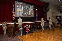 Military Working Dog Retirement Ceremony