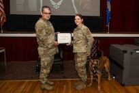 Military Working Dog Retirement Ceremony