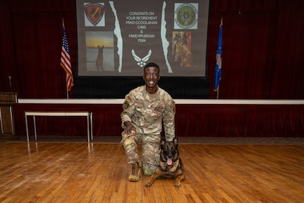 Military Working Dog Retirement Ceremony