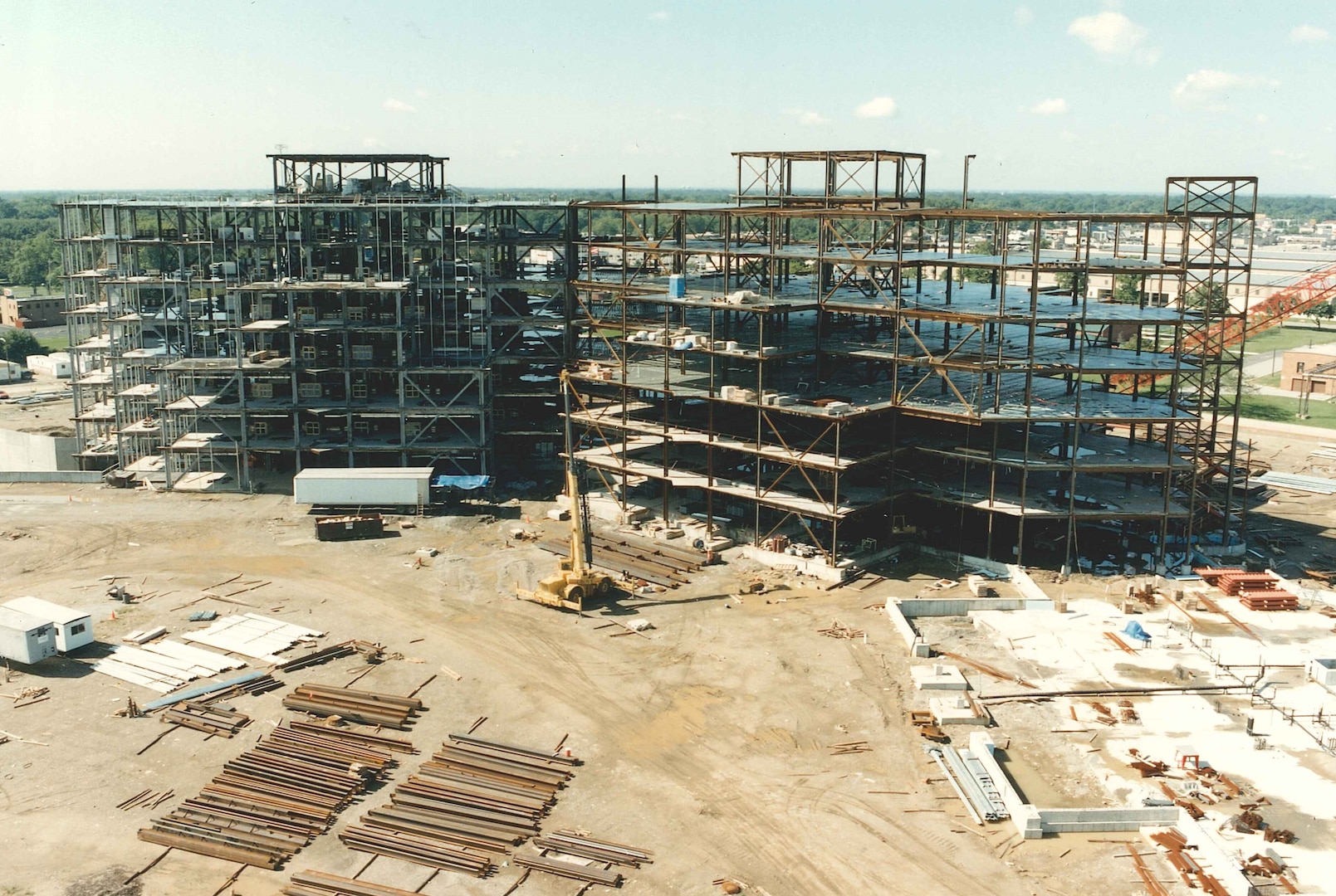 A file photo of a building under construction.