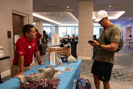 U.S. Army Sgt. 1st Class David Hong participates in Warrior Games family program event in San Antonio, Texas, June 12, 2026.