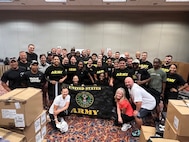 Team Army competitors pose for a photo during the 2026 Warrior Games in San Antonio, Texas, June 10, 2026.