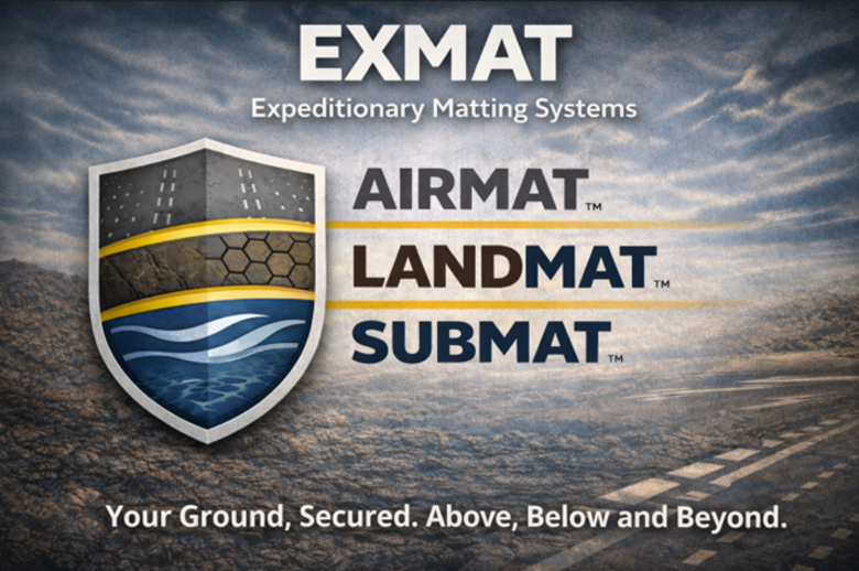EXMAT is a family of integrated matting solutions for all-environment, all-domain access and stabilization.
