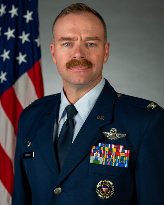 U.S. Air Force Col. Samuel Chipman, 354th Operations Group commander official photo.