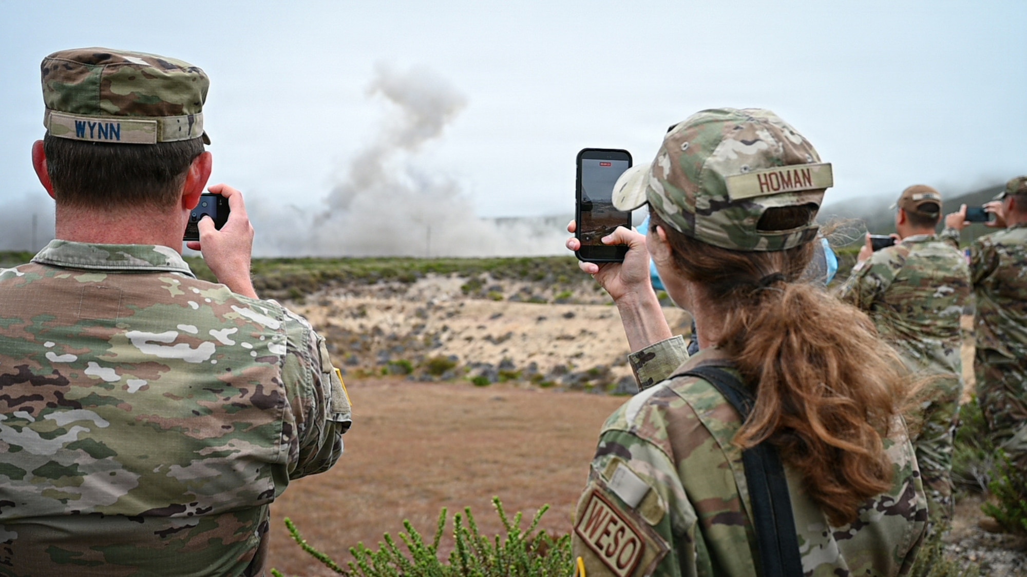 vandenberg members take photos of slc 6 demolition,
