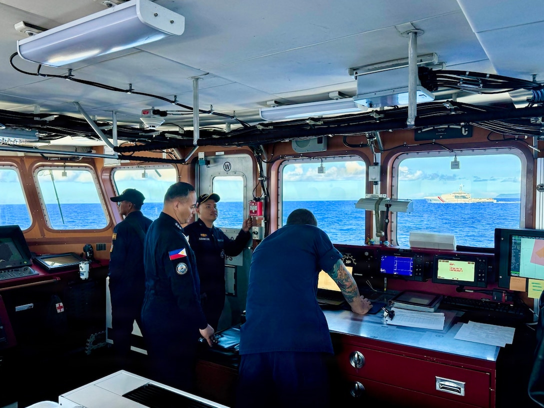 The U.S. Coast Guard and the Philippine Coast Guard completed a series of joint pre-exercise engagements in and around Guam from June 8–13, 2026, as the Philippine Coast Guard offshore patrol vessel BRP Gabriela Silang transited toward Hawai’i for its first-ever participation in the Rim of the Pacific exercise. (U.S. Coast Guard photo)