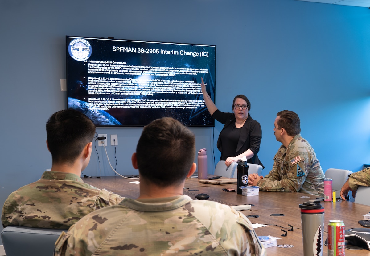 Image of a civilian presenting to Guardians.