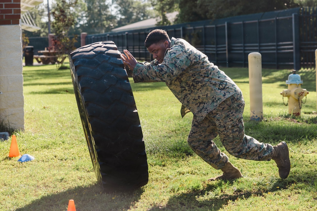U.S. Marines with 2nd Network Battalion, Marine Corps Cyberspace Operations Group, Marine Corps Forces Cyberspace Command, participate in tug of war during 2nd Network Battalion’s 5th birthday celebration at Marine Corps Base Camp Lejeune, North Carolina, June 4, 2026. 2nd Network Battalion was activated on June 3, 2021, to ensure the operation of a resilient network that enables mission execution in the face of persistent cyber threats. (U.S. Marine Corps photo by Cpl. Daniela Chicas Torres)