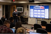 Wyoming Army National Guard Sgt. 1st Class Ty Nieters, a Drug Demand Reduction operator with the Wyoming Counterdrug Program, instructs National Guard members from across the nation during the Positive Action & Prevention Strategies training in Cody, Wyoming, June 9, 2026.