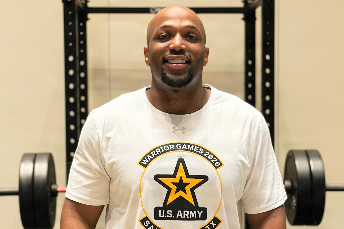 Graphic with a blue shield and the words "2026 Warrior Games"