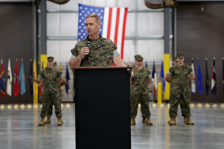 Marine Force Storage Command (MFSC) welcomed Col. Thomas J. Stona as its new commanding officer during a change of command ceremony June 17, 2026, at Marine Corps Logistics Base Albany. Stona assumed command from Col. Sharon L. Dubow, who led the organization for the past two years.