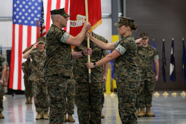 Marine Force Storage Command (MFSC) welcomed Col. Thomas J. Stona as its new commanding officer during a change of command ceremony June 17, 2026, at Marine Corps Logistics Base Albany. Stona assumed command from Col. Sharon L. Dubow, who led the organization for the past two years.
