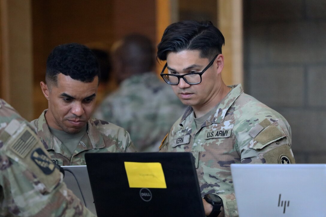 Army Reserve Soldiers strengthen accountability through Tactical Personnel System during Operation Sentinel Justice